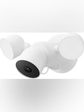 NEW Google Nest GA02411-US Wired Camera with Floodlight White